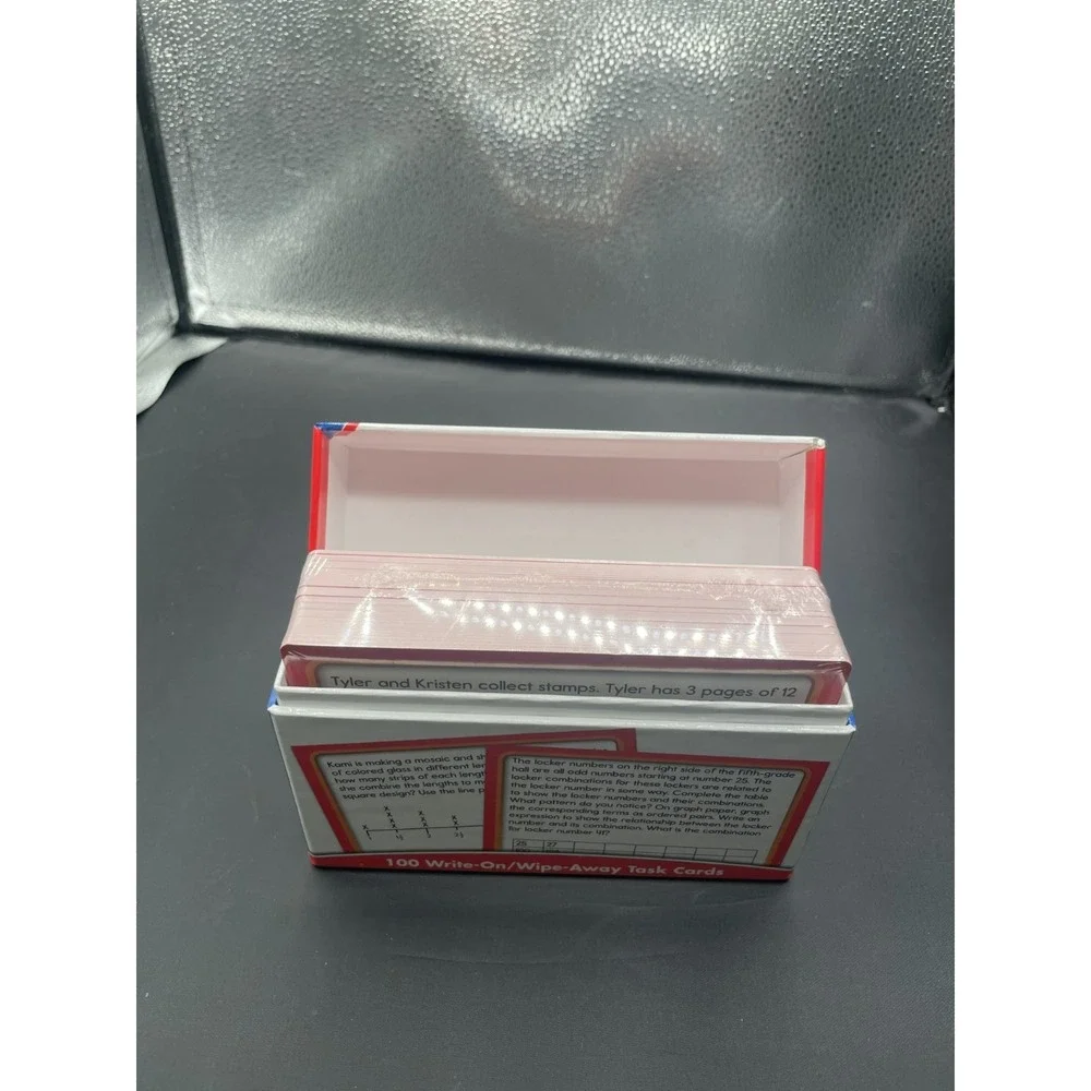 Task Cards School Math Word Problems Grade 5 Carson Dellosa Center Solutions New